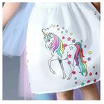 Jucarii, Copii si Bebe - Jucarii si jocuri - Jucarii de rol - Masti si costume copii - Costum Unicorn KidMania® cu trena detasabila pentru fete 8-10 ani 140 cm - Infinity.ro