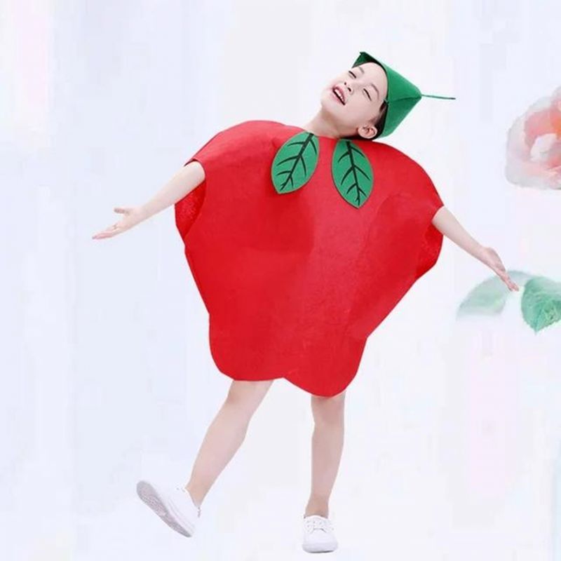 Jucarii, Copii si Bebe - Jucarii si jocuri - Jucarii de rol - Masti si costume copii - Costum fruct Mar KidMania®, rosu, pentru copii, marime universala 3 ani + Universala - Infinity.ro