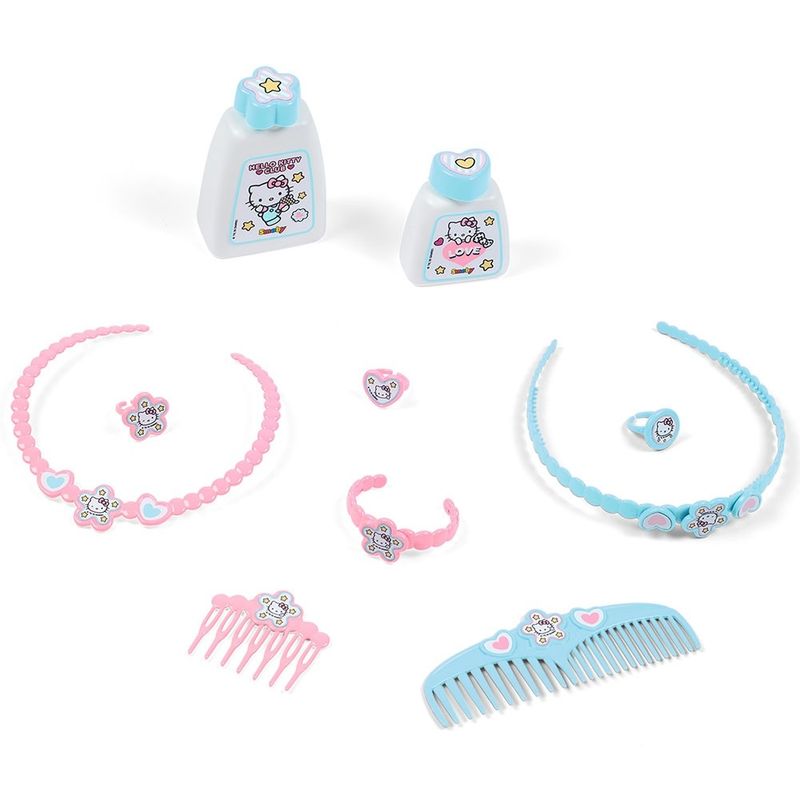 Jucarii, Copii si Bebe - Jucarii si jocuri - Jucarii de rol - Frumusete, bijuterii si accesorii fetite - Jucarie Smoby Masuta de machiaj Hello Kitty Hairdresser 2 in 1 - Infinity.ro