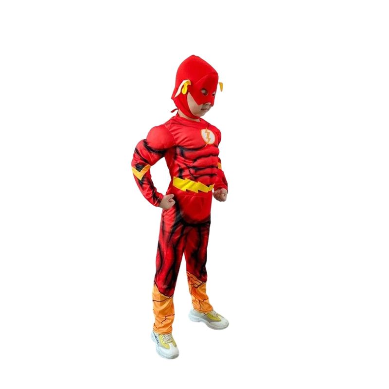 Jucarii, Copii si Bebe - Jucarii si jocuri - Jucarii de rol - Masti si costume copii - Costum  Flash KidMania® pentru copii 110 - 120 cm 5-7 ani - Infinity.ro