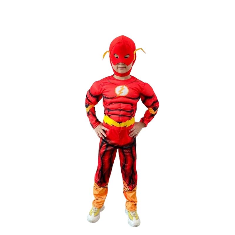Jucarii, Copii si Bebe - Jucarii si jocuri - Jucarii de rol - Masti si costume copii - Costum  Flash KidMania® pentru copii 110 - 120 cm 5-7 ani - Infinity.ro