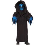 Jucarii, Copii si Bebe - Jucarii si jocuri - Jucarii de rol - Masti si costume copii - Costum fantoma neagra KidMania® pentru copii 4-6 ani 104-116 cm - Infinity.ro