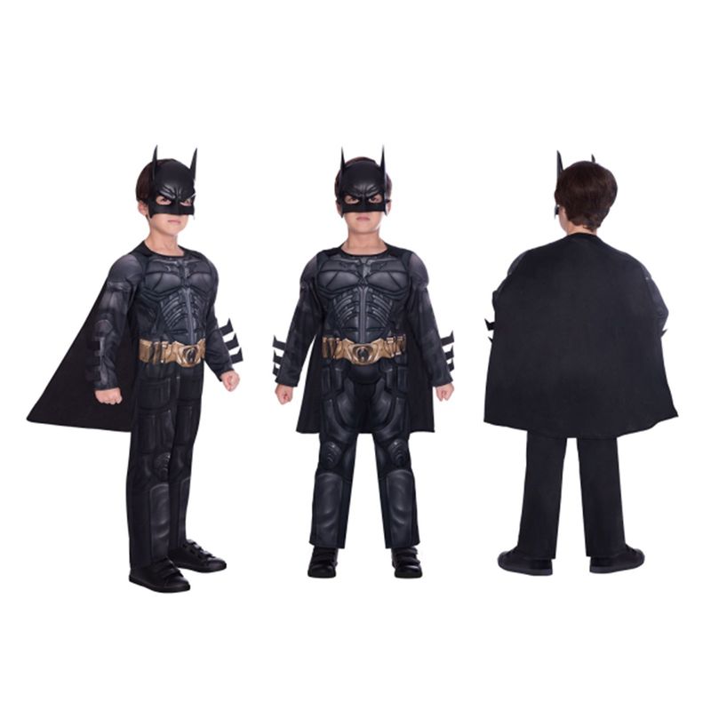 Jucarii, Copii si Bebe - Jucarii si jocuri - Jucarii de rol - Masti si costume copii - Costum Batman The Dark Knight - Cavalerul negru pentru copii 8-10 ani 134 cm - Infinity.ro