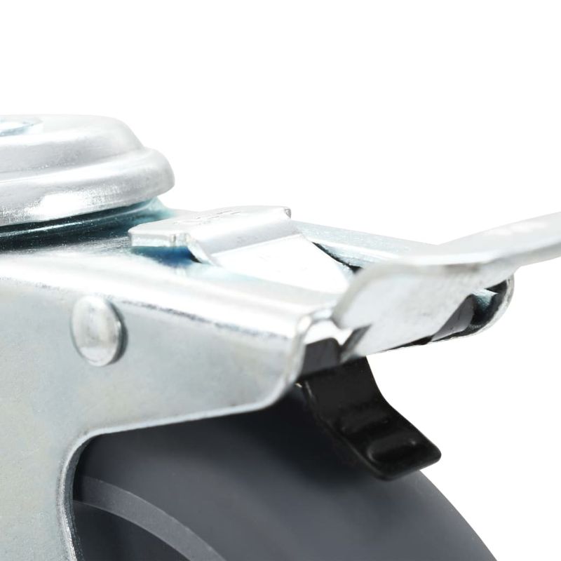 Casa si Gradina - Constructii - Depozitare, transport si protectie - Accesorii echipamente pentru transport si ridicat - Roti pivotante cu gaura pentru surub, 32 buc., 125 mm - Infinity.ro