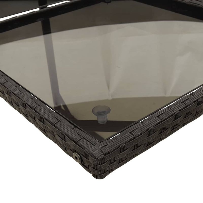Casa si Gradina - Gradina si terasa - Mobilier exterior - Seturi mobila gradina - Set mobilier de gradina cu perne, 5 piese, negru, poliratan - Infinity.ro