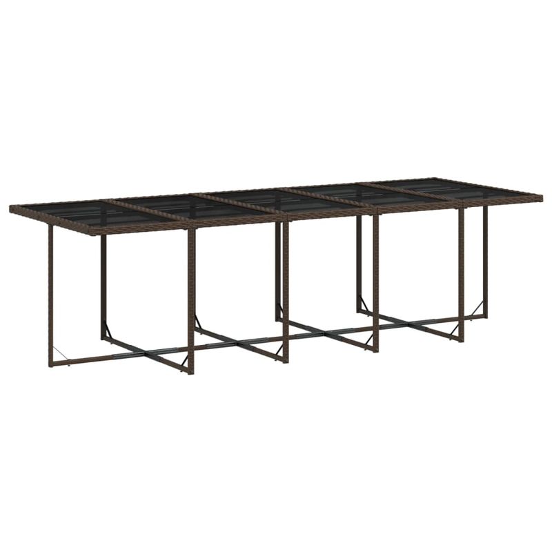 Casa si Gradina - Gradina si terasa - Mobilier exterior - Seturi mobila gradina - Set mobilier de gradina cu perne, 15 piese, maro, poliratan - Infinity.ro
