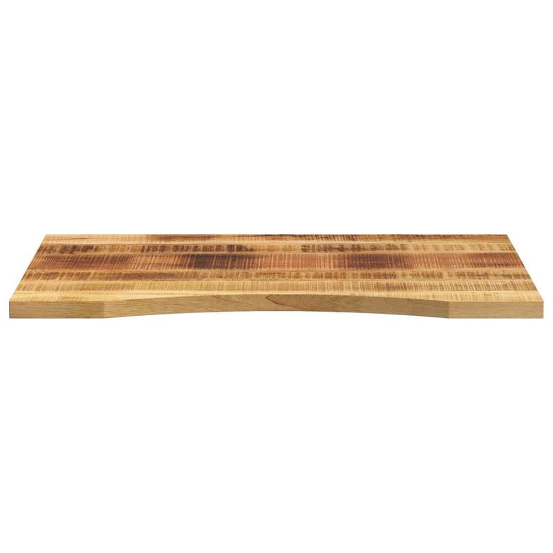 Casa si Gradina - Mobilier - Feronerie si accesorii mobila - Blat birou cu decupaj curbat 100x50x2,5cm lemn masiv mango brut - Infinity.ro