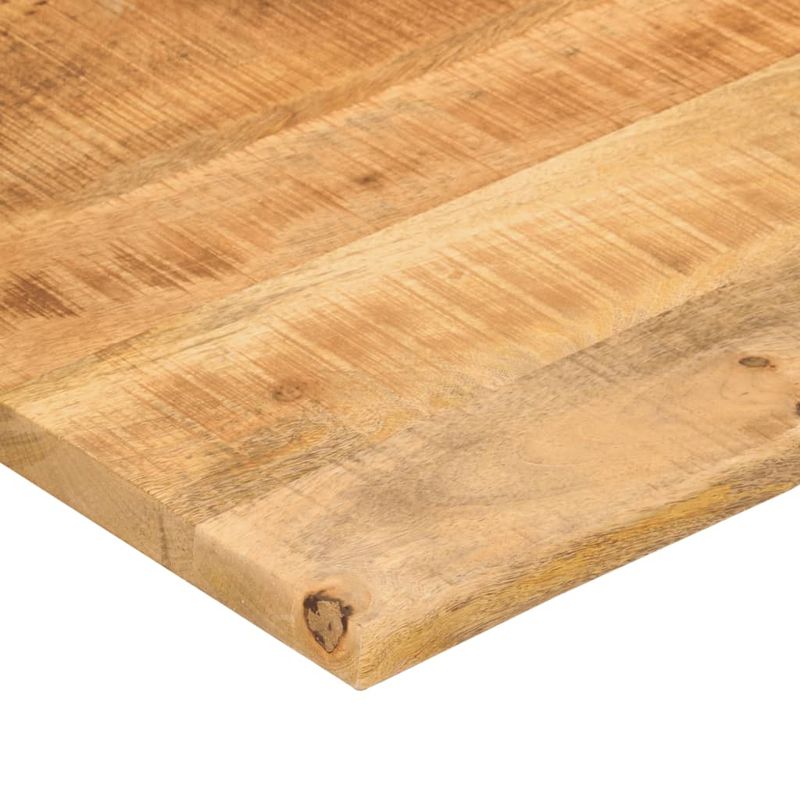 Casa si Gradina - Mobilier - Feronerie si accesorii mobila - Blat birou cu decupaj curbat 100x50x2,5cm lemn masiv mango brut - Infinity.ro