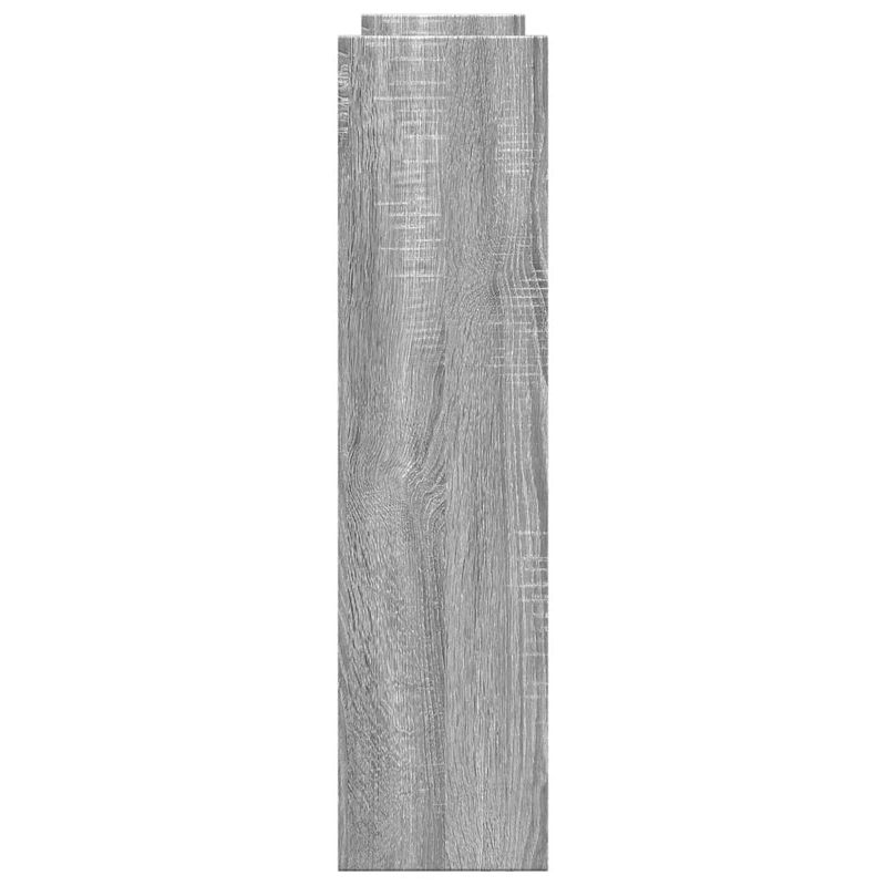 Casa si Gradina - Bucatarie si vesela - Ustensile bucatarie - Cosuri servire - Carucior depozitare ingust 4 niveluri sonoma gri lemn prelucrat - Infinity.ro