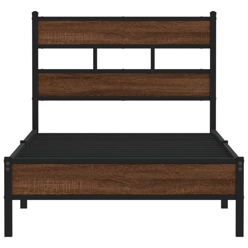 Casa si Gradina - Mobilier - Paturi si accesorii - Paturi - Cadru pat fara saltea, stejar maro 80x200 cm lemn prelucrat - Infinity.ro