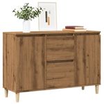 Casa si Gradina - Mobilier - Comode si corpuri - Comode - Servanta, stejar artizanal, 102x35x70 cm, lemn prelucrat - Infinity.ro