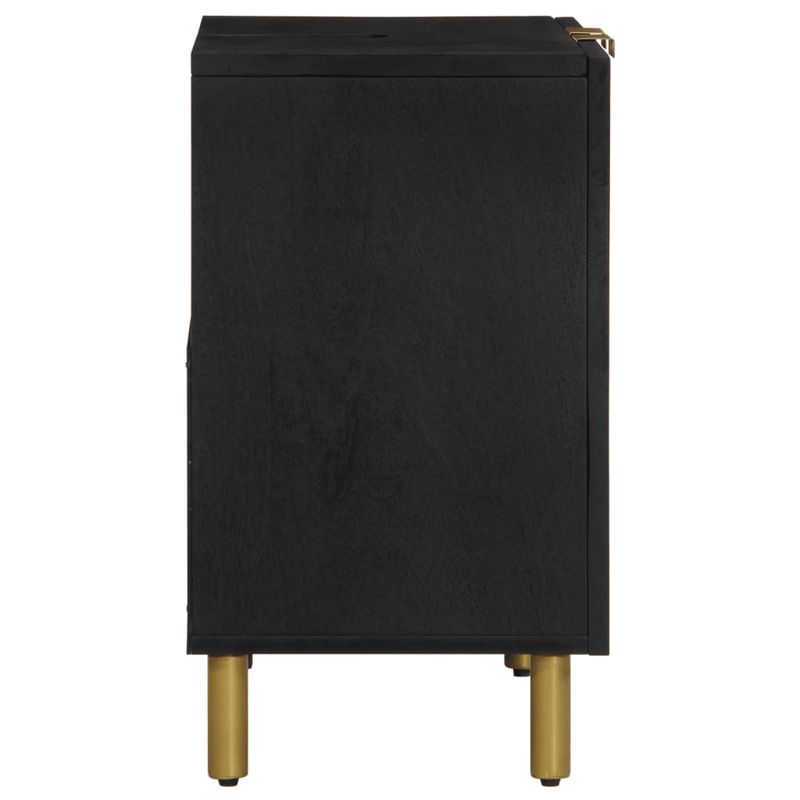 Casa si Gradina - Mobilier - Mobilier baie - Comode baie - Dulap chiuveta de baie, negru, 62x33x58 cm, lemn prelucrat - Infinity.ro
