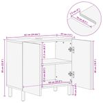 Casa si Gradina - Mobilier - Mobilier baie - Comode baie - Dulap chiuveta de baie, negru, 62x33x58 cm, lemn prelucrat - Infinity.ro
