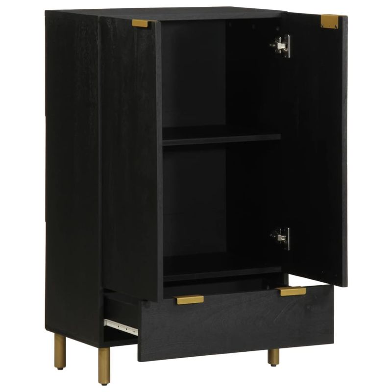 Casa si Gradina - Mobilier - Dulapuri si sifoniere - Dulapuri - Dulap inalt, negru, 60x33x100 cm, lemn prelucrat - Infinity.ro