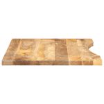 Casa si Gradina - Constructii - Lemn constructii - Placi lemn - Blat birou cu decupaj curbat 90x50x2,5 cm lemn masiv mango brut - Infinity.ro