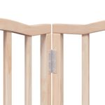 Petshop - Accesorii petshop - Culcusuri si custi - Custi interior si exterior - Poarta de caini pliabila cu usa, 12 panouri, 600 cm, lemn plop - Infinity.ro