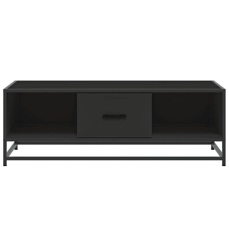 Casa si Gradina - Mobilier - Mese si birouri - Masute de cafea - Masuta de cafea, negru, 100x57x35 cm, lemn prelucrat si metal - Infinity.ro