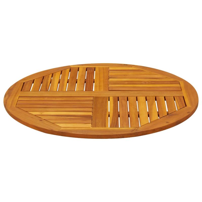 Casa si Gradina - Constructii - Lemn constructii - Placi lemn - Blat de masa rotund, Ø90x2,2 cm, lemn masiv de acacia - Infinity.ro