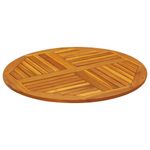 Casa si Gradina - Constructii - Lemn constructii - Placi lemn - Blat de masa rotund, Ø90x2,2 cm, lemn masiv de acacia - Infinity.ro