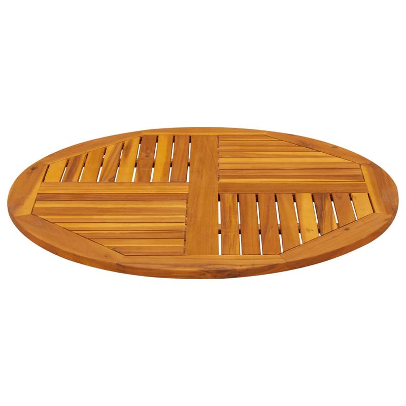 Casa si Gradina - Constructii - Lemn constructii - Placi lemn - Blat de masa rotund, Ø90x2,2 cm, lemn masiv de acacia - Infinity.ro