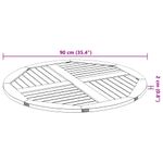 Casa si Gradina - Constructii - Lemn constructii - Placi lemn - Blat de masa rotund, Ø90x2,2 cm, lemn masiv de acacia - Infinity.ro