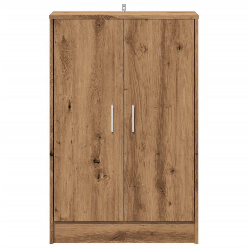Casa si Gradina - Mobilier - Organizare si depozitare - Organizator incaltaminte - Pantofar, stejar artizanal, 60x35x92 cm lemn prelucrat, model shoe cabinet with door - Infinity.ro