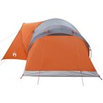 Sport si Outdoor - Camping - Corturi camping - Cort de familie cupola 6 persoane, gri/portocaliu, impermeabil - Infinity.ro