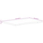 Casa si Gradina - Constructii - Lemn constructii - Placi lemn - Blat birou cu decupaj curbat 110x60x2,5cm lemn masiv mango brut - Infinity.ro