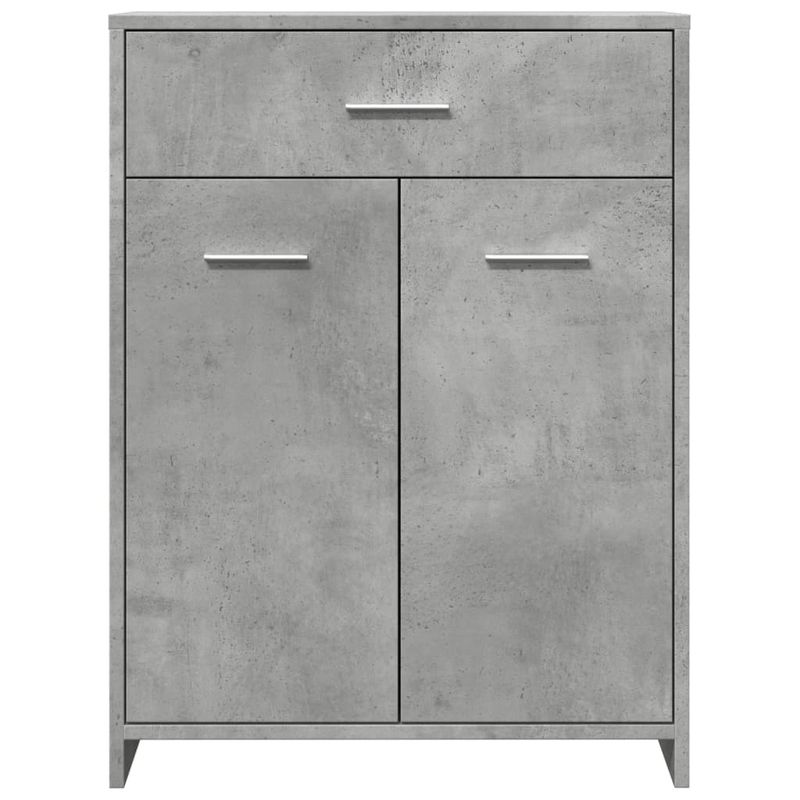 Casa si Gradina - Mobilier - Mobilier baie - Comode baie - Dulap de baie, gri beton, 60 x 33 x 80 cm, PAL - Infinity.ro