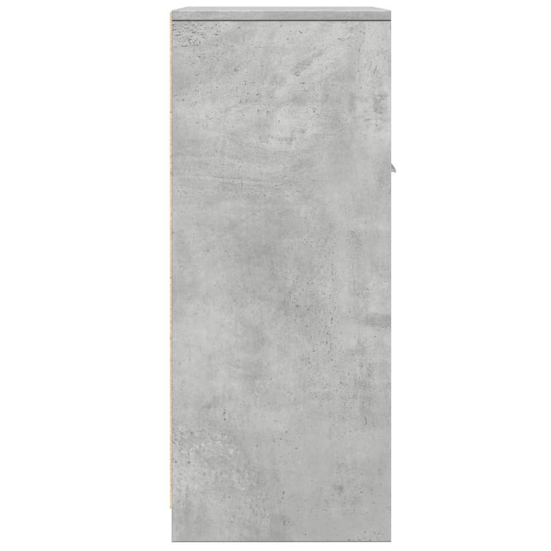 Casa si Gradina - Mobilier - Mobilier baie - Comode baie - Dulap de baie, gri beton, 60 x 33 x 80 cm, PAL - Infinity.ro