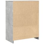Casa si Gradina - Mobilier - Mobilier baie - Comode baie - Dulap de baie, gri beton, 60 x 33 x 80 cm, PAL - Infinity.ro