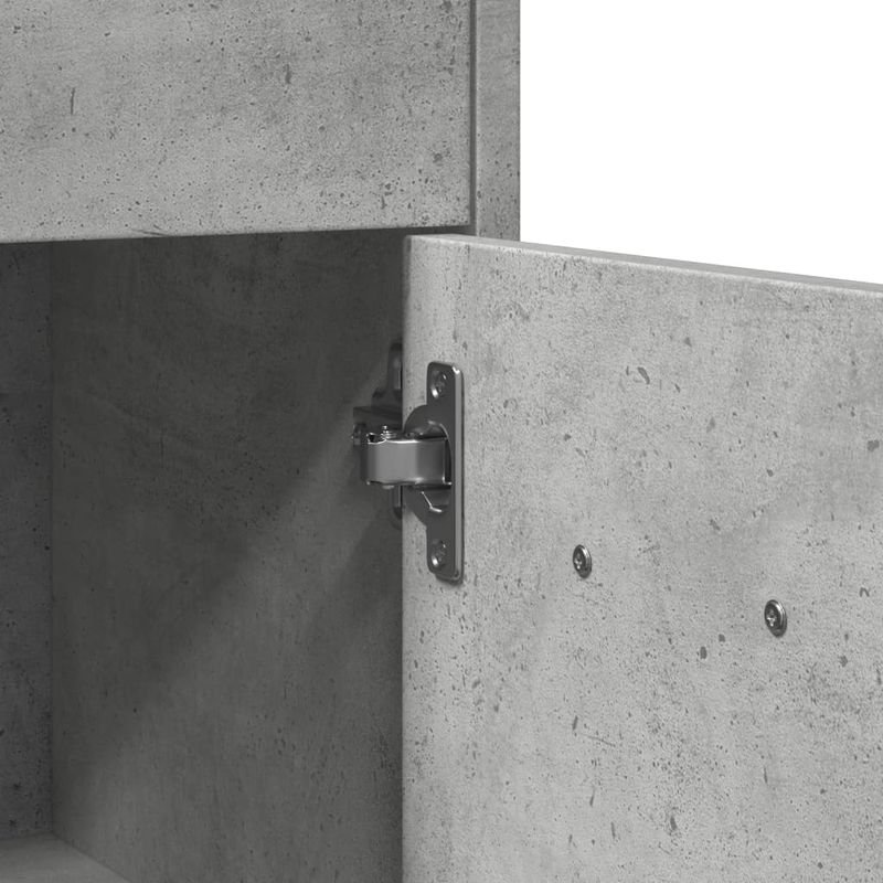 Casa si Gradina - Mobilier - Mobilier baie - Comode baie - Dulap de baie, gri beton, 60 x 33 x 80 cm, PAL - Infinity.ro