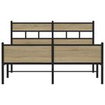 Casa si Gradina - Mobilier - Paturi si accesorii - Paturi - Cadru pat fara saltea stejar sonoma, 140x190 cm, lemn prelucrat - Infinity.ro