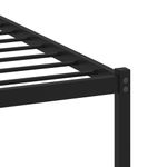 Casa si Gradina - Mobilier - Paturi si accesorii - Paturi - Cadru pat metalic fara saltea, stejar sonoma, 107x203 cm - Infinity.ro