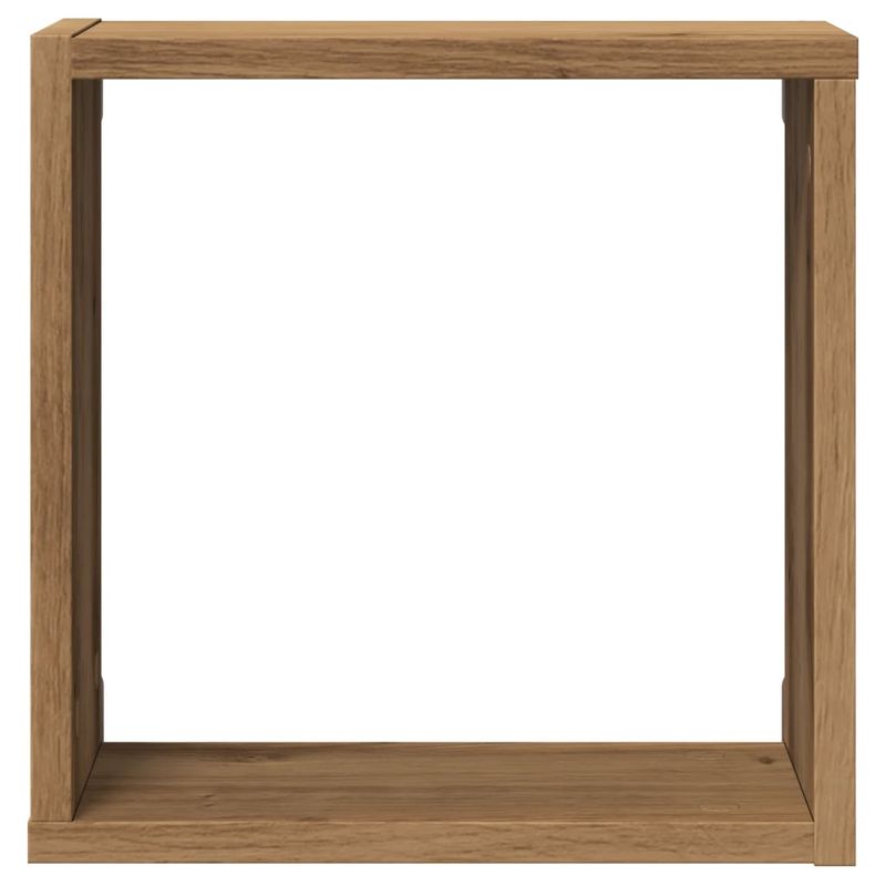 Casa si Gradina - Mobilier - Biblioteci si rafturi - Rafturi - Rafturi de perete cub 4 buc. stejar artizanal, 30x15x30 cm lemn - Infinity.ro