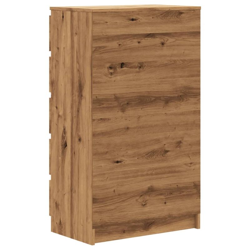 Casa si Gradina - Mobilier - Comode si corpuri - Comode - Dulap cu sertar, stejar artizanal, 60x36x103 cm, lemn prelucrat - Infinity.ro