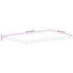 Casa si Gradina - Constructii - Lemn constructii - Placi lemn - Blat birou cu decupaj curbat 100x60x2,5 cm lemn masiv mango - Infinity.ro