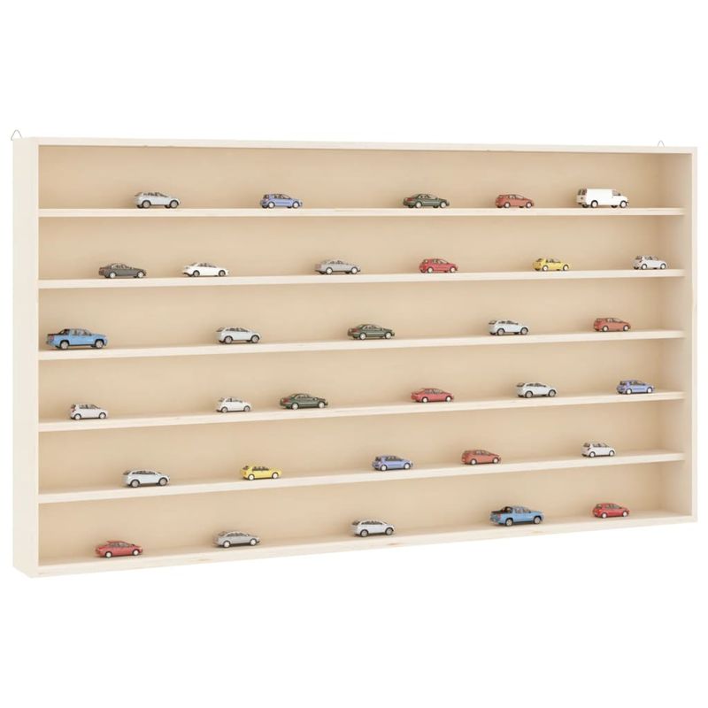 Casa si Gradina - Mobilier - Biblioteci si rafturi - Rafturi - Vitrina de perete cu 6 rafturi, 80x8,5x55 cm - Infinity.ro