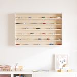 Casa si Gradina - Mobilier - Biblioteci si rafturi - Rafturi - Vitrina de perete cu 6 rafturi, 80x8,5x55 cm - Infinity.ro