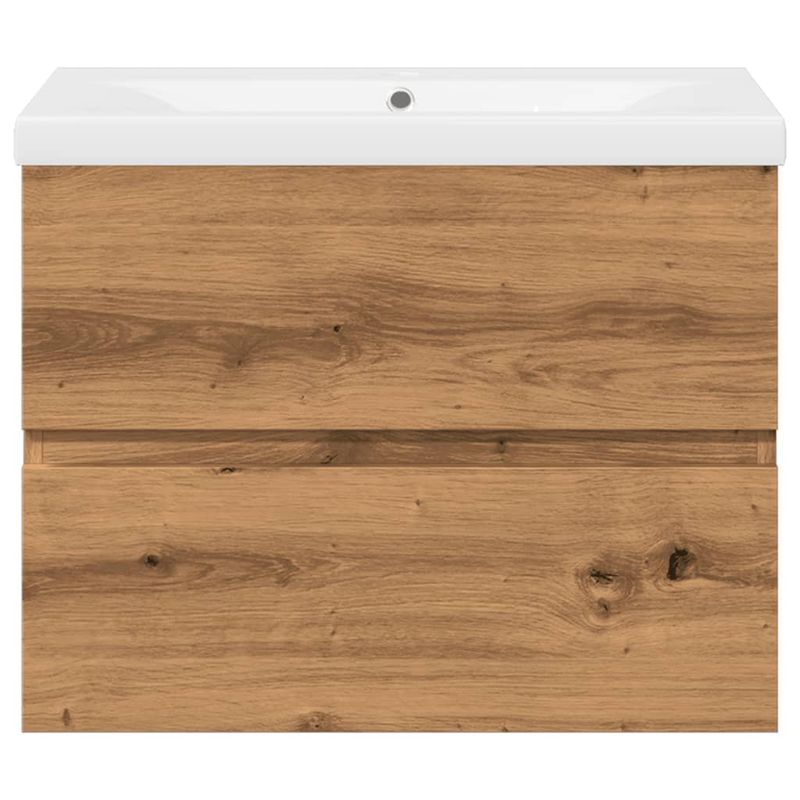 Casa si Gradina - Mobilier - Mobilier baie - Comode baie - Dulap cu chiuveta incorporata lemn artizanal 61x39,5x49 cm - Infinity.ro