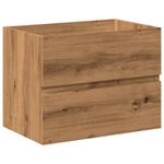 Casa si Gradina - Mobilier - Mobilier baie - Comode baie - Dulap cu chiuveta incorporata lemn artizanal 61x39,5x49 cm - Infinity.ro