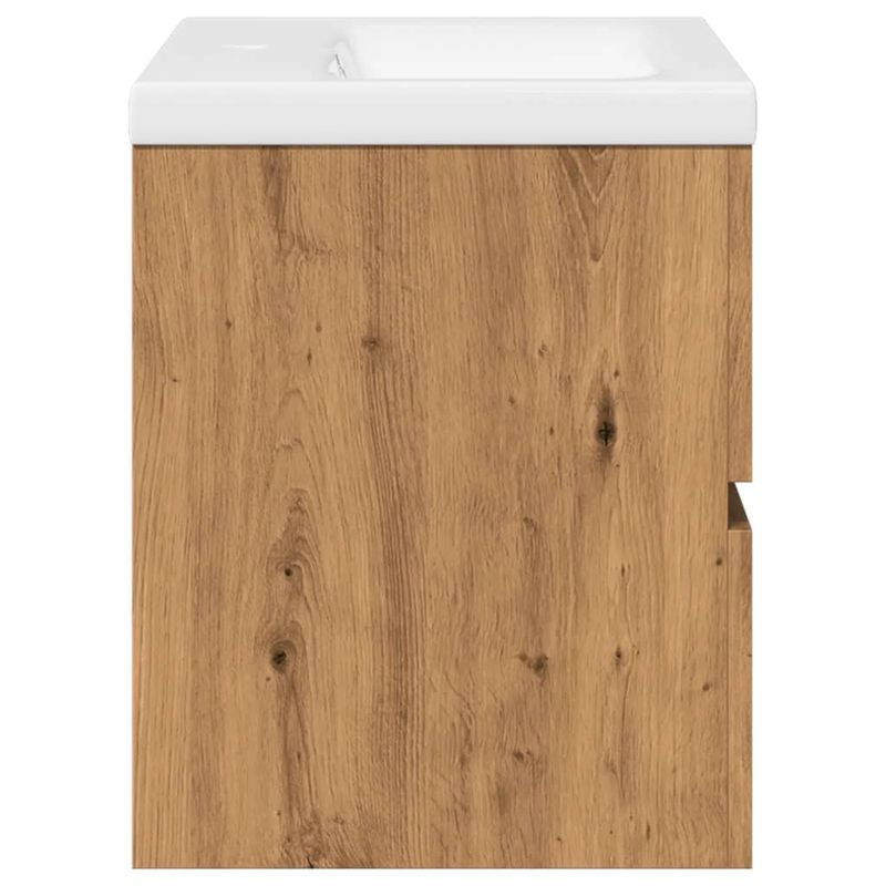 Casa si Gradina - Mobilier - Mobilier baie - Comode baie - Dulap cu chiuveta incorporata lemn artizanal 61x39,5x49 cm - Infinity.ro
