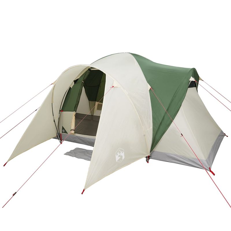 Sport si Outdoor - Camping - Corturi camping - Cort de camping cupola pentru 6 persoane, verde, impermeabil - Infinity.ro