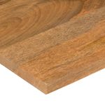 Casa si Gradina - Mobilier - Feronerie si accesorii mobila - Blat birou cu decupaj curbat 100x80x2,5cm lemn masiv mango brut - Infinity.ro