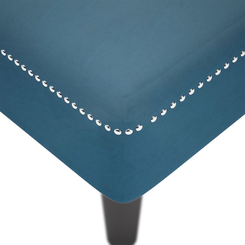 Casa si Gradina - Mobilier - Scaune si fotolii - Fotolii - Sezlong cu perna si cotiera dreapta, albastru, catifea - Infinity.ro