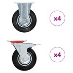 Casa si Gradina - Constructii - Depozitare, transport si protectie - Accesorii echipamente pentru transport si ridicat - Roti, 8 buc., 125 mm - Infinity.ro