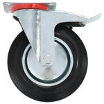 Casa si Gradina - Constructii - Depozitare, transport si protectie - Accesorii echipamente pentru transport si ridicat - Roti pivotante, 16 buc., 200 mm - Infinity.ro