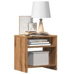 Casa si Gradina - Mobilier - Comode si corpuri - Noptiere - Noptiera, stejar artizanal, 40x30x40 cm, lemn prelucrat - Infinity.ro
