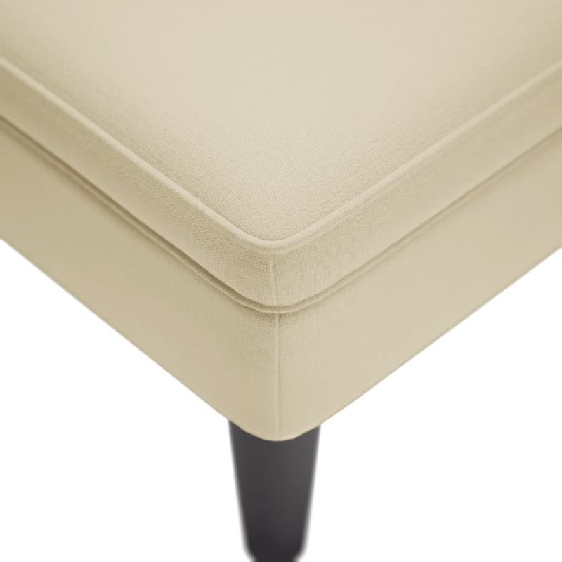 Casa si Gradina - Mobilier - Scaune si fotolii - Fotolii - Sezlong cu perna si cotiera dreapta, crem, textil - Infinity.ro