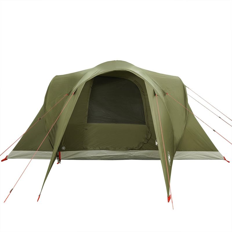 Sport si Outdoor - Camping - Corturi camping - Cort de familie cupola 375x225x176 cm verde masliniu impermeabil - Infinity.ro